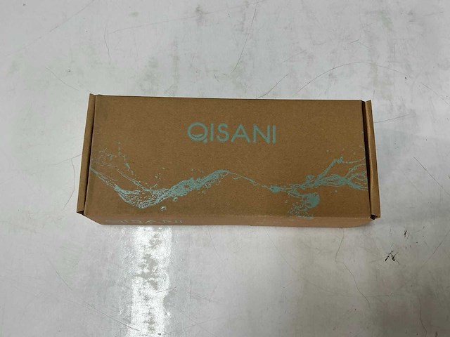 Qisani - flow - wastafelkraan uitloop afbouwdeel - gun metal 21 cm - afbeelding 2 van  4