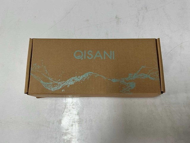 Qisani - flow - wastafelkraan uitloop afbouwdeel - gun metal 25 cm - afbeelding 4 van  4