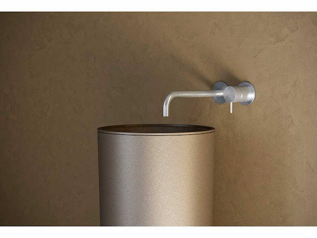 Qisani - flow - wastafelkraan uitloop afbouwdeel - rvs 15 cm - afbeelding 3 van  6