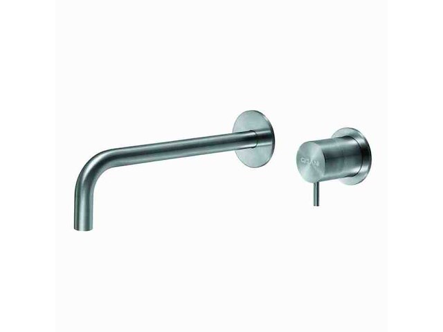Qisani - flow - wastafelkraan uitloop afbouwdeel - rvs 21 cm - afbeelding 4 van  4