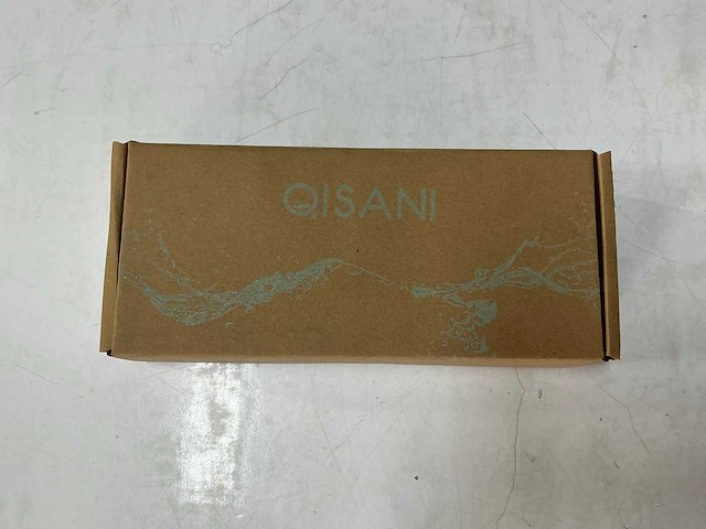 Qisani - flow - wastafelkraan uitloop afbouwdeel - zwart 15 cm - afbeelding 6 van  6