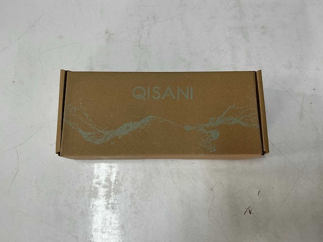 Qisani - flow - wastafelkraan uitloop afbouwdeel - zwart 21 cm - afbeelding 4 van  4