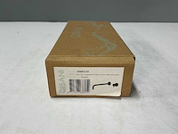 Qisani - flow - wastafelkraan uitloop afbouwdeel - zwart 25 cm - afbeelding 3 van  4