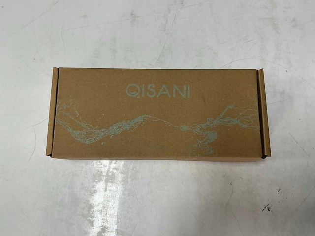 Qisani - flow - wastafelkraan uitloop afbouwdeel - zwart 25 cm - afbeelding 4 van  4