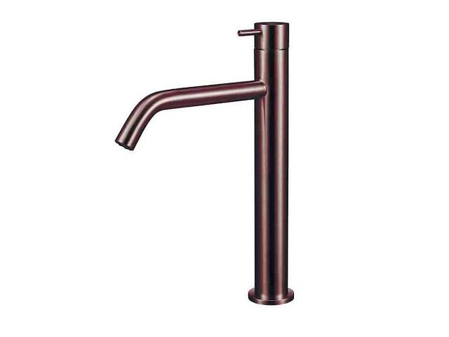 Qisani - flow - wastafelkraan verhoogd - copper 28 cm - afbeelding 1 van  4