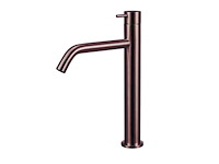 Qisani - flow - wastafelkraan verhoogd - copper 28 cm - afbeelding 1 van  4