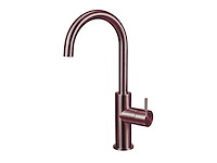 Qisani - flow - wastafelkraan verhoogd - copper 29 cm - afbeelding 1 van  4