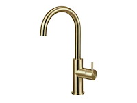 Qisani - flow - wastafelkraan verhoogd - gold 29 cm - afbeelding 1 van  4