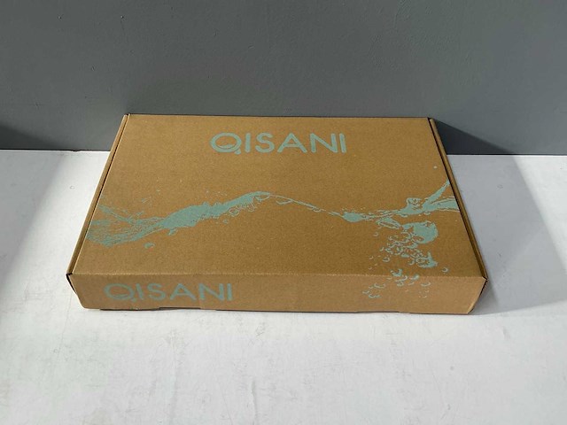 Qisani - flow - wastafelkraan verhoogd - gun metal 28 cm - afbeelding 4 van  4