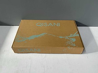Qisani - flow - wastafelkraan verhoogd - gun metal 28 cm - afbeelding 4 van  4