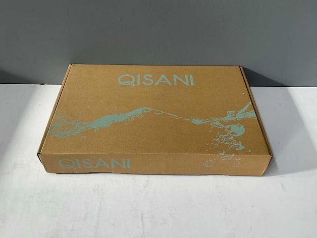 Qisani - flow - wastafelkraan verhoogd - gun metal 28 cm - afbeelding 2 van  4