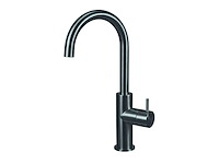 Qisani - flow - wastafelkraan verhoogd - gun metal 29 cm - afbeelding 1 van  4