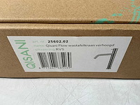 Qisani - flow - wastafelkraan verhoogd - rvs 28 cm - afbeelding 3 van  4