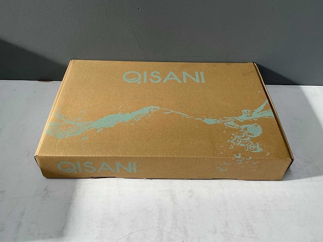 Qisani - flow - wastafelkraan verhoogd - zwart 28 cm - afbeelding 4 van  4