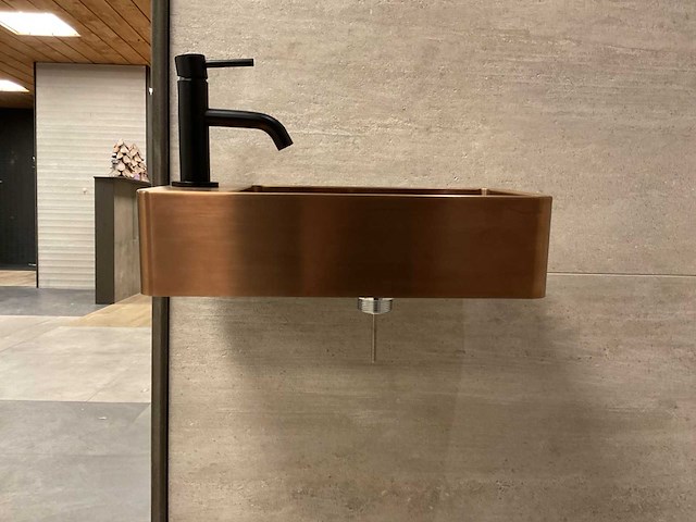 Qisani - vanity copper - fonteinset 40 x 10 cm - afbeelding 1 van  7