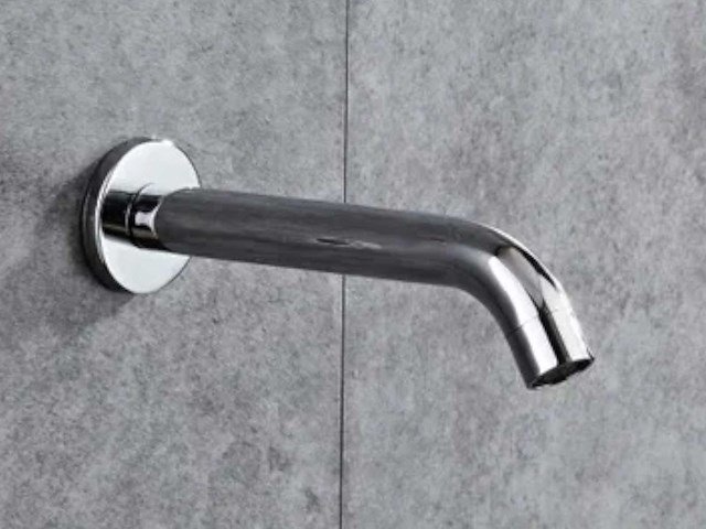 Qisani 253292 baduitloop 19cm chroom - afbeelding 1 van  4