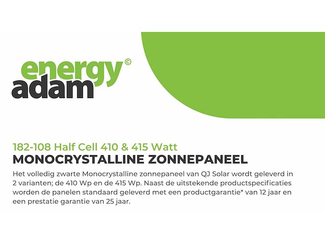 Qj solar - qjm410-108h-b - zonnepaneel - afbeelding 6 van  7