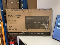 Qled tv 43 inch, tcl, 43t6cx1, zwart - afbeelding 4 van  6