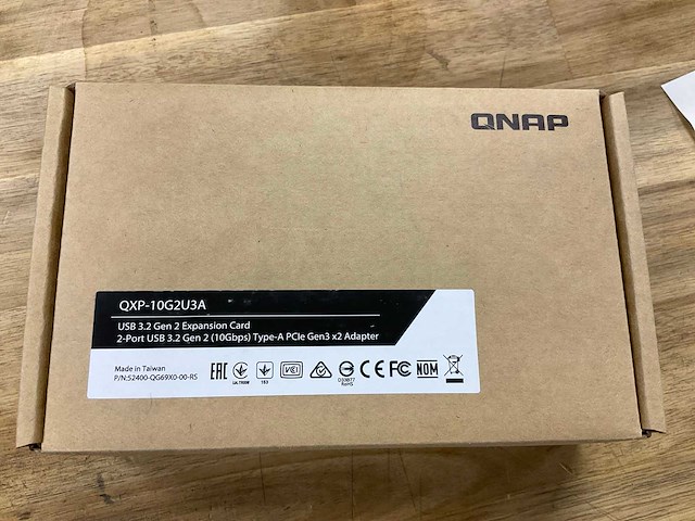 Qnap qxp-10g2u3a usb 3.2 gen 2 expansion card - afbeelding 2 van  2