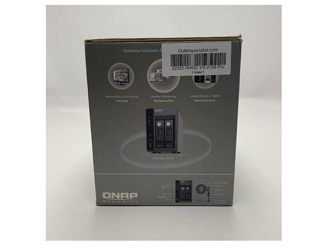 Qnap vs-2108 pro network video recorder - afbeelding 3 van  6