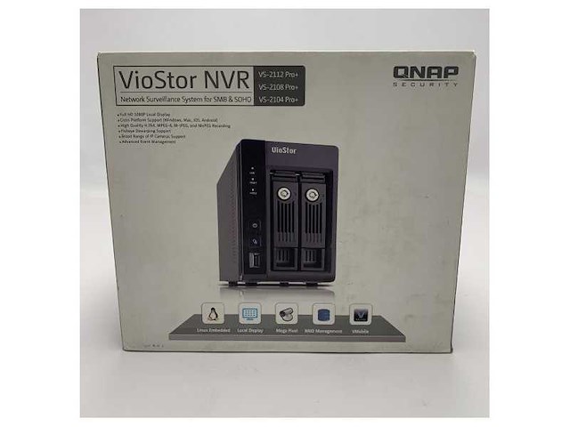 Qnap vs-2108 pro network video recorder - afbeelding 5 van  6