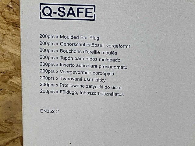 Qsafe gehoorbescherming (2000x) - afbeelding 3 van  5