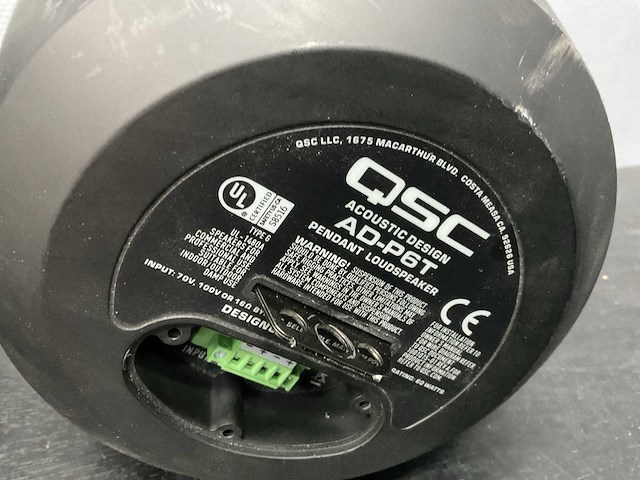 Qsc - ad-p6t - speaker (2x) - afbeelding 5 van  6