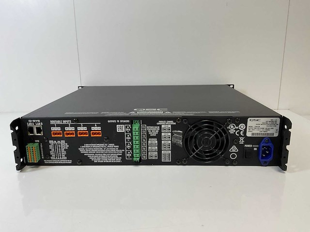 Qsc (cxd 4.3q) 4-channel processing network amplifier q-sys (2x) - afbeelding 2 van  11