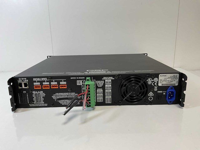 Qsc (cxd 4.3q) 4-channel processing network amplifier q-sys (2x) - afbeelding 9 van  11
