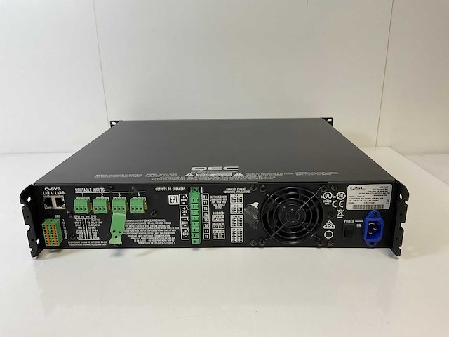 Qsc (cxd 4.3q) 4-channel processing network amplifier q-sys (2x) - afbeelding 2 van  11