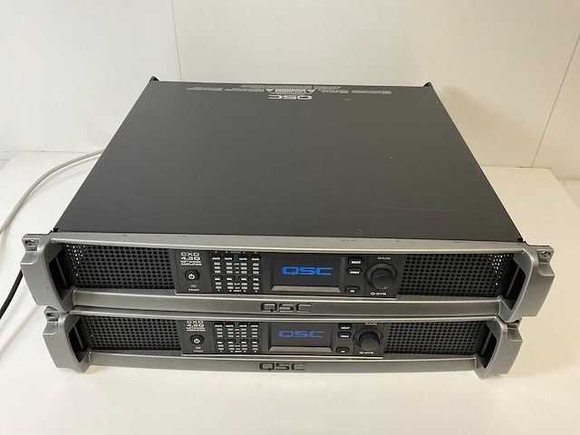 Qsc (cxd 4.3q) 4-channel processing network amplifier q-sys (2x) - afbeelding 4 van  11