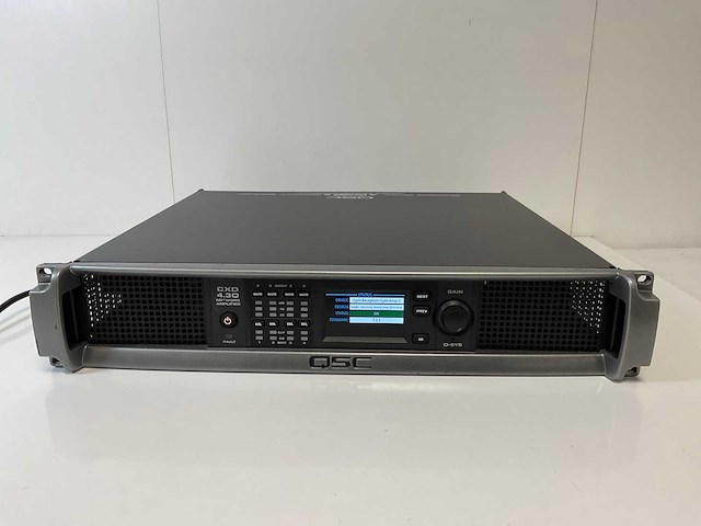 Qsc (cxd 4.3q) 4-channel processing network amplifier q-sys (2x) - afbeelding 11 van  11