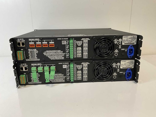 Qsc (cxd 4.3q) 4-channel processing network amplifier q-sys (2x) - afbeelding 2 van  4