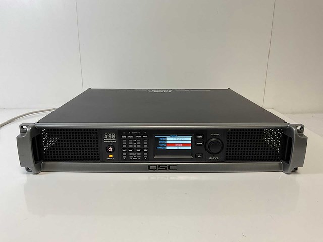 Qsc (cxd 4.3q) 4-channel processing network amplifier q-sys (2x) - afbeelding 3 van  4