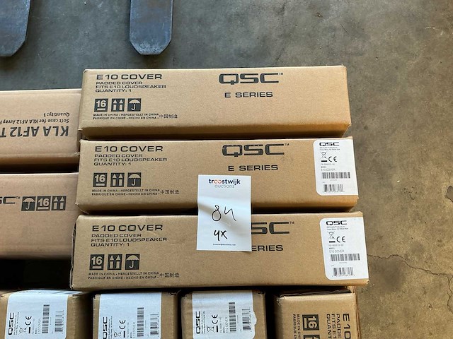 Qsc e10 luidspreker cover diverse audio (4x) - afbeelding 1 van  1