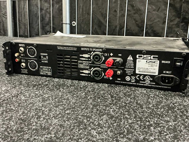Qsc gx3 amplifier - afbeelding 3 van  4