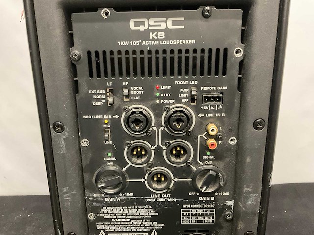 Qsc k8 actieve speaker - afbeelding 4 van  6