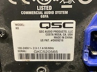 Qsc k8 actieve speaker - afbeelding 6 van  6