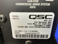 Qsc kw122 qsc actieve speaker (2x) - afbeelding 7 van  7