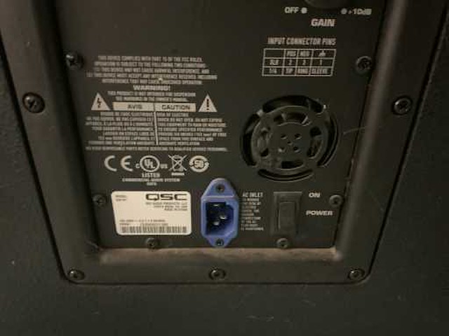 Qsc kw181 subwoofer - afbeelding 3 van  4