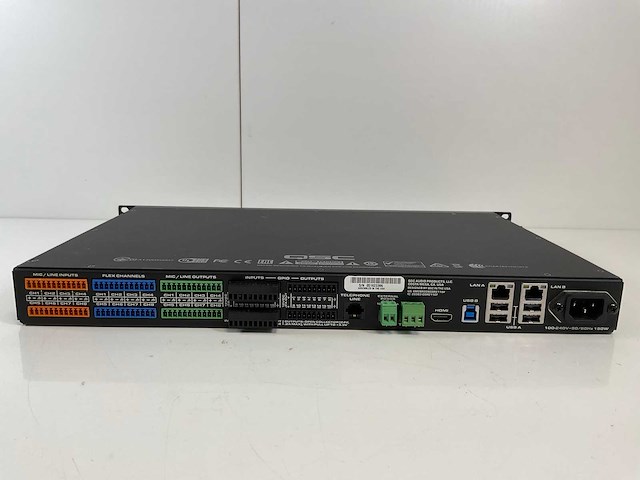 Qsc (qsyscore-110f) professional audio & video control processor - afbeelding 6 van  7