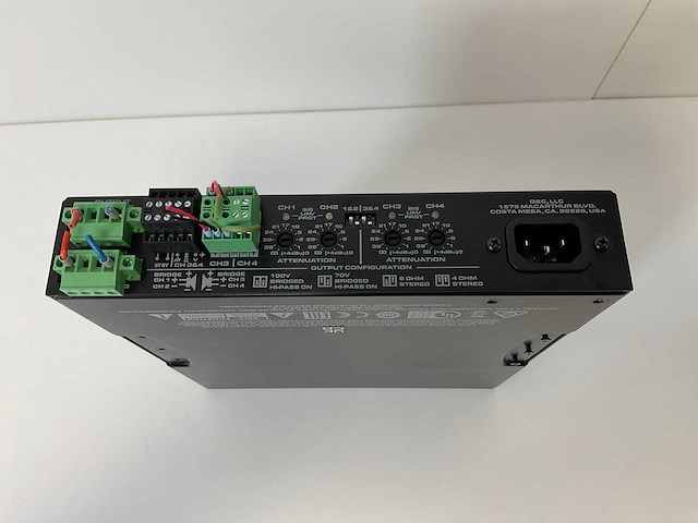 Qsc (spa4-100), 4-channel power amplifier (3x) - afbeelding 9 van  9