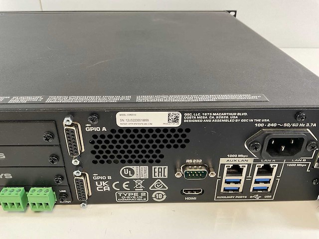 Qsys (core 510i) audio/video integrated control processor - afbeelding 4 van  4