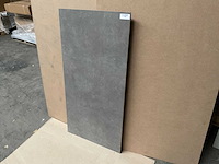 Qua granite ark antraciet mat vloertegel 60x120 cm 50,4 m² - afbeelding 3 van  3