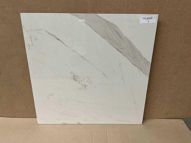 Qua granite calacatta gepolijst 60x60 cm tegel 92,16 m² - afbeelding 1 van  10