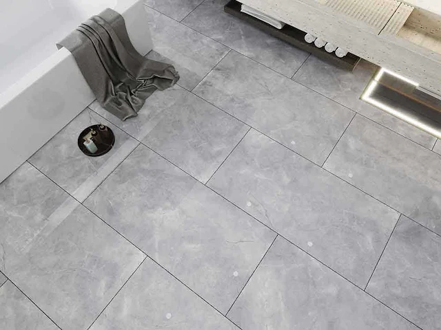 Qua granite pulpis grijs gepolijst vloertegel 100x100 cm 60 m² - afbeelding 14 van  14