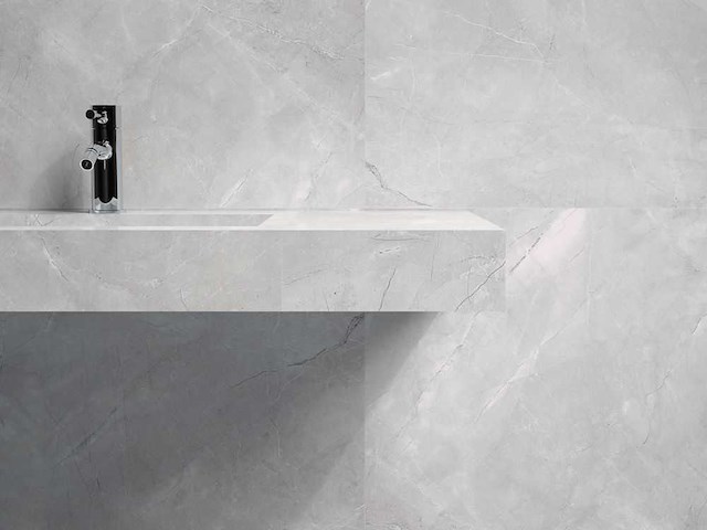 Qua granite pulpis grijs gepolijst vloertegel 100x100 cm 60 m² - afbeelding 9 van  11