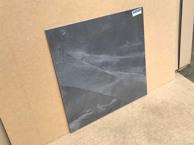 Qua granite space anthracite gepolijst vloertegel 60x60 cm 46,08 m² - afbeelding 6 van  6