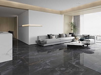Qua granite space anthracite gepolijst vloertegel 60x60 cm 46,08 m² - afbeelding 2 van  8