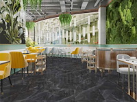 Qua granite space anthracite gepolijst vloertegel 60x60 cm 46,08 m² - afbeelding 4 van  8